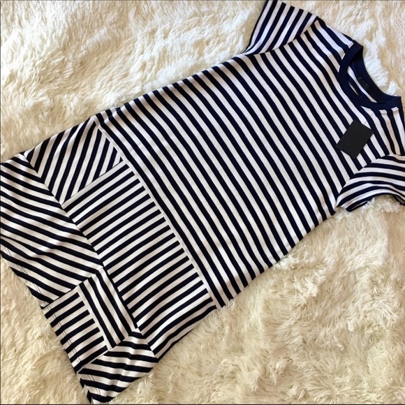 ATM Anthony Thomas Melillo Striped Pique Dress NWT - Picture 4 of 7